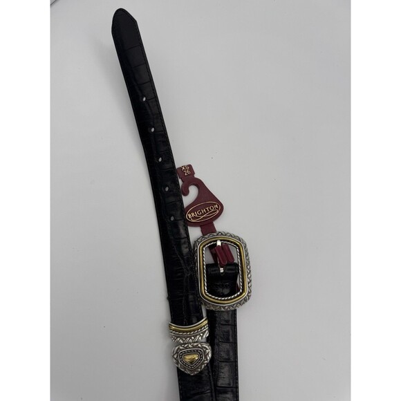 BRIGHTON BELT - REVERSIBLE! - BROWN & Black Sz 26 New - Picture 10 of 15